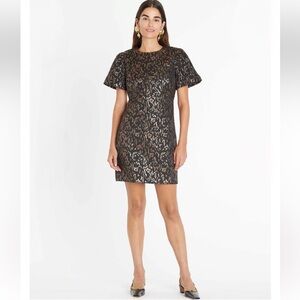 Tanya Taylor NWT Antonella Jacquard Shimmer Dress Size 0